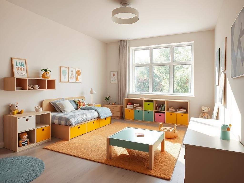 Ergonomic kids bedroom designs for children