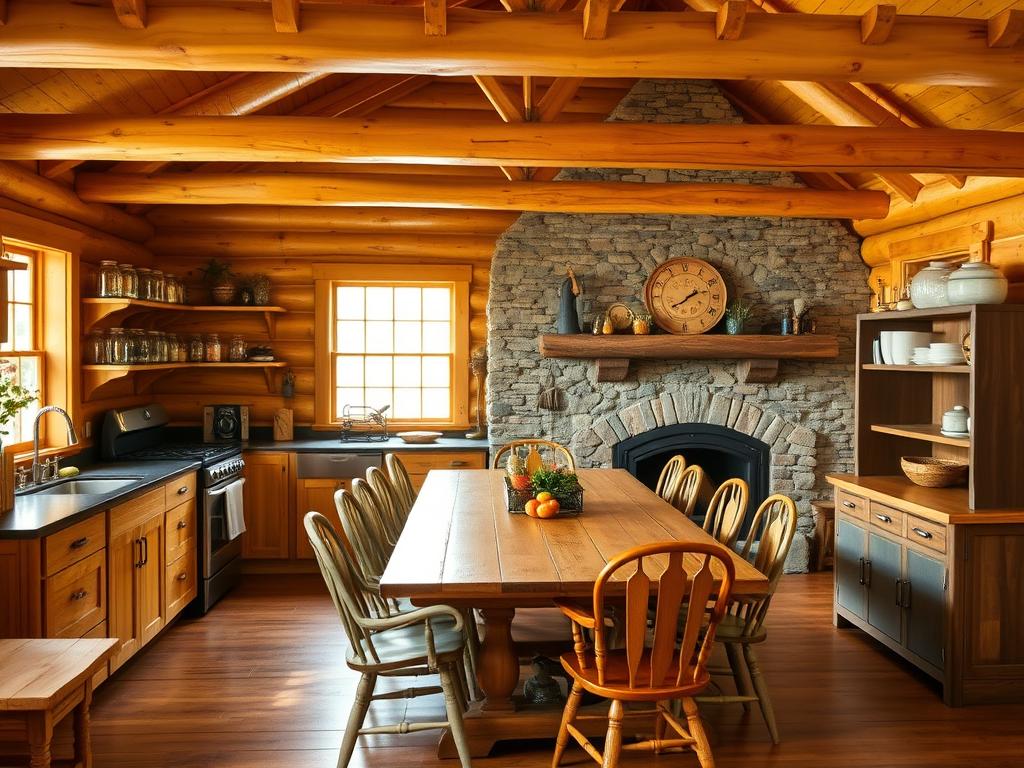 Cabin Style Kitchen