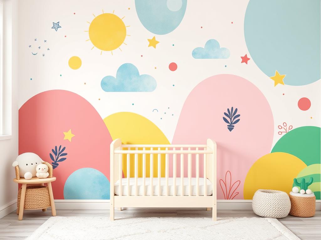 Color Psychology in Nursery Wall Art