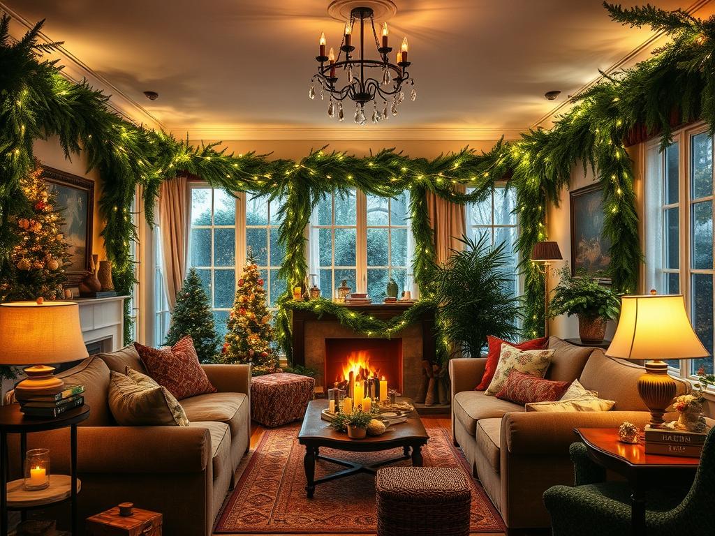 Cozy Garlands decorations for living room