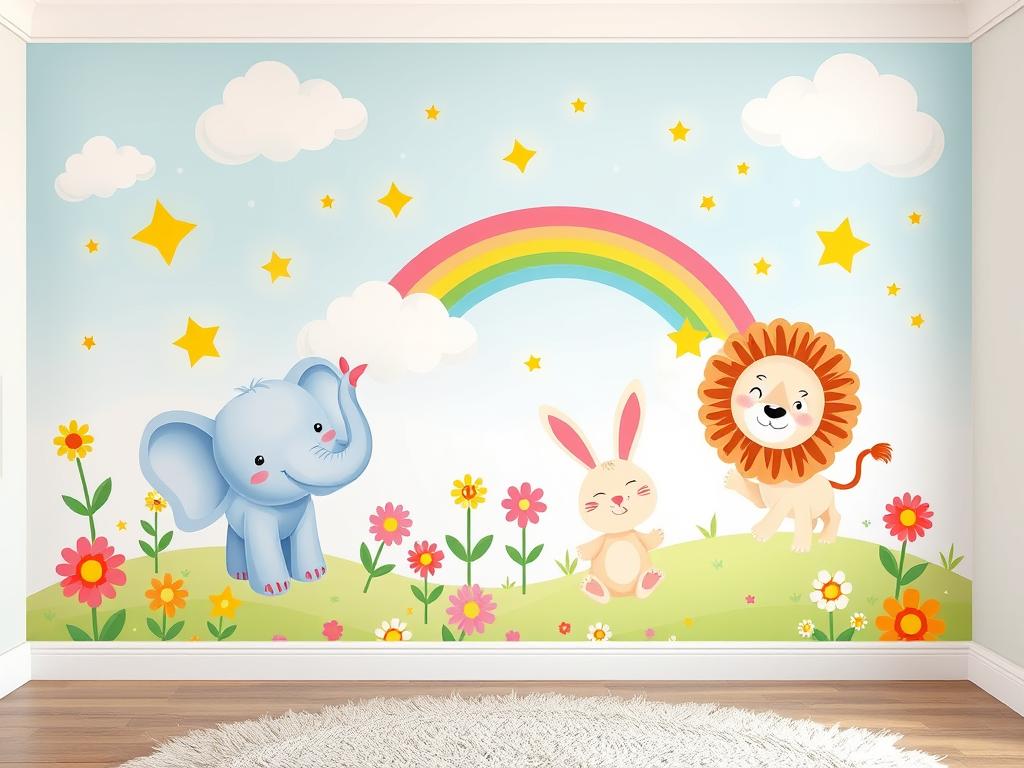 DIY Toddler Room Murals