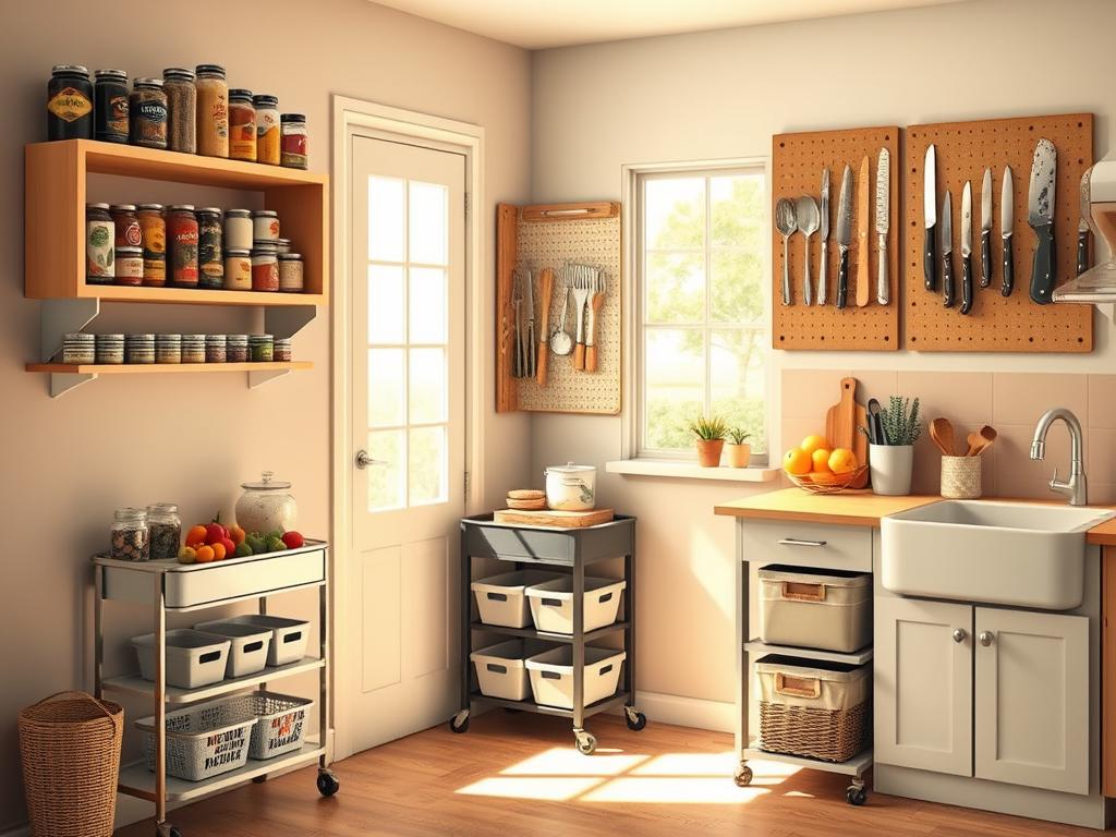 DIY kitchen storage ideas