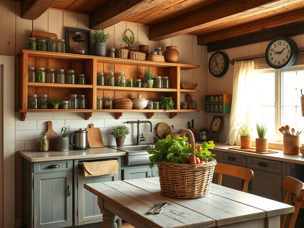 DIY rustic kitchen decor