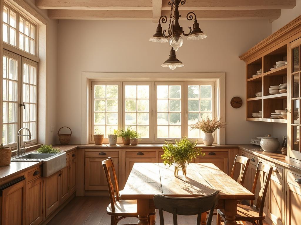 Farmhouse Kitchen Natural Light