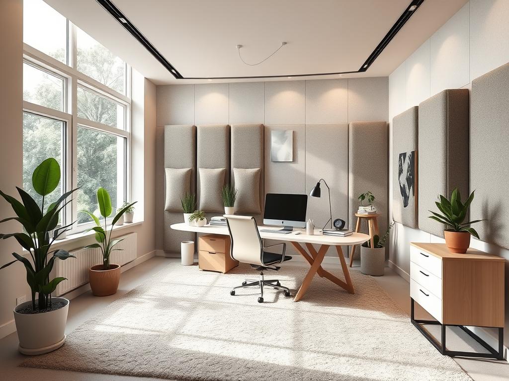 Home office acoustics improvement