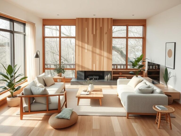 Japandi living room designs