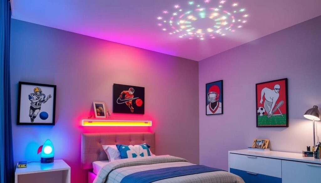 Lighting ideas for boys bedroom decor