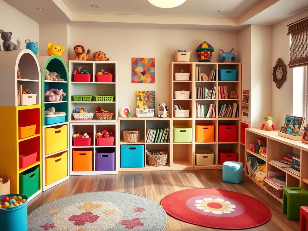 Playroom storage