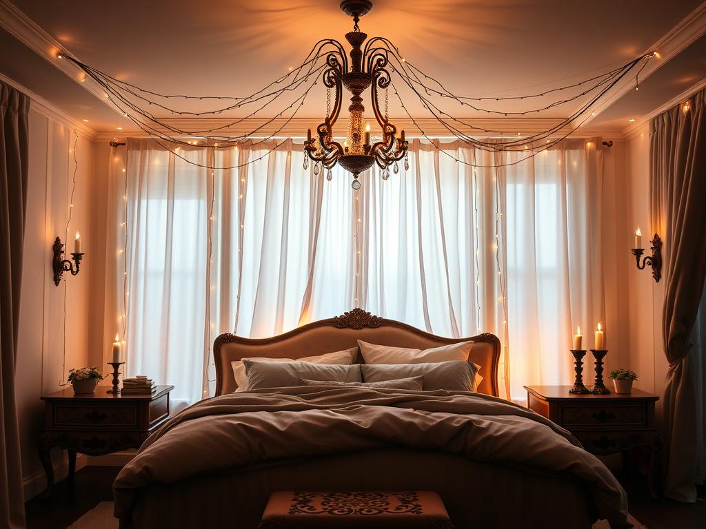 Romantic Bedroom Lighting