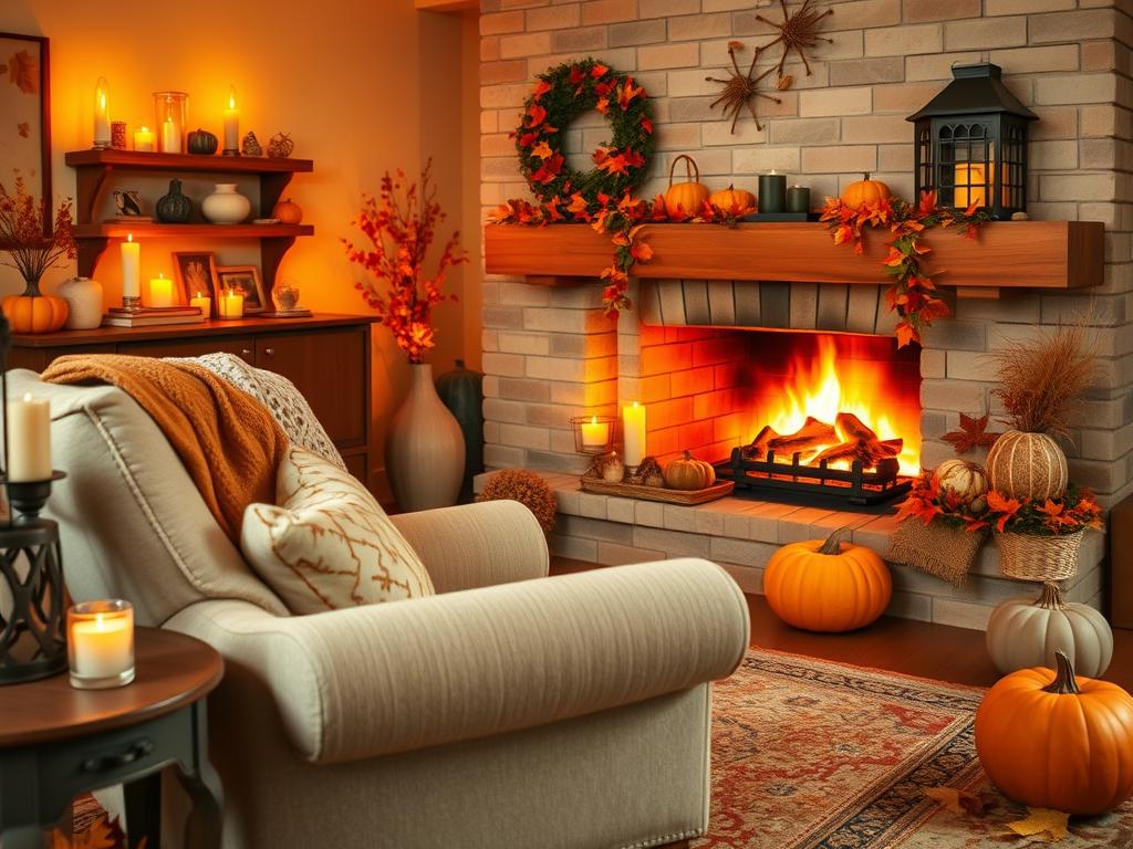 Seasonal scents create an autumn ambiance