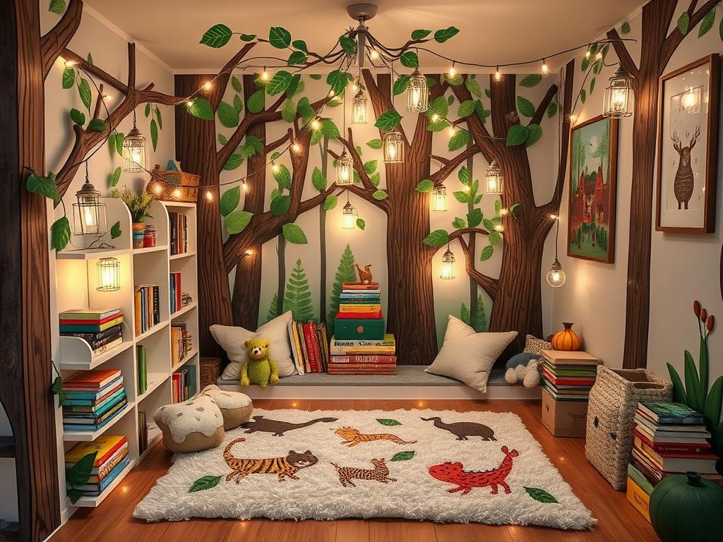 Themed book nook