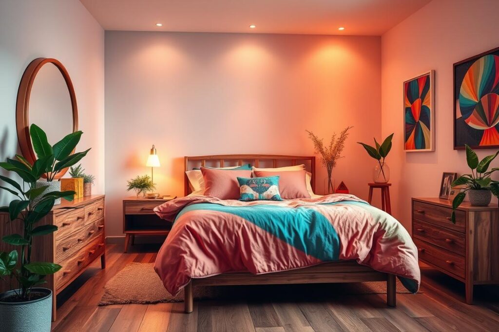 Understanding color characteristics in the bedroom