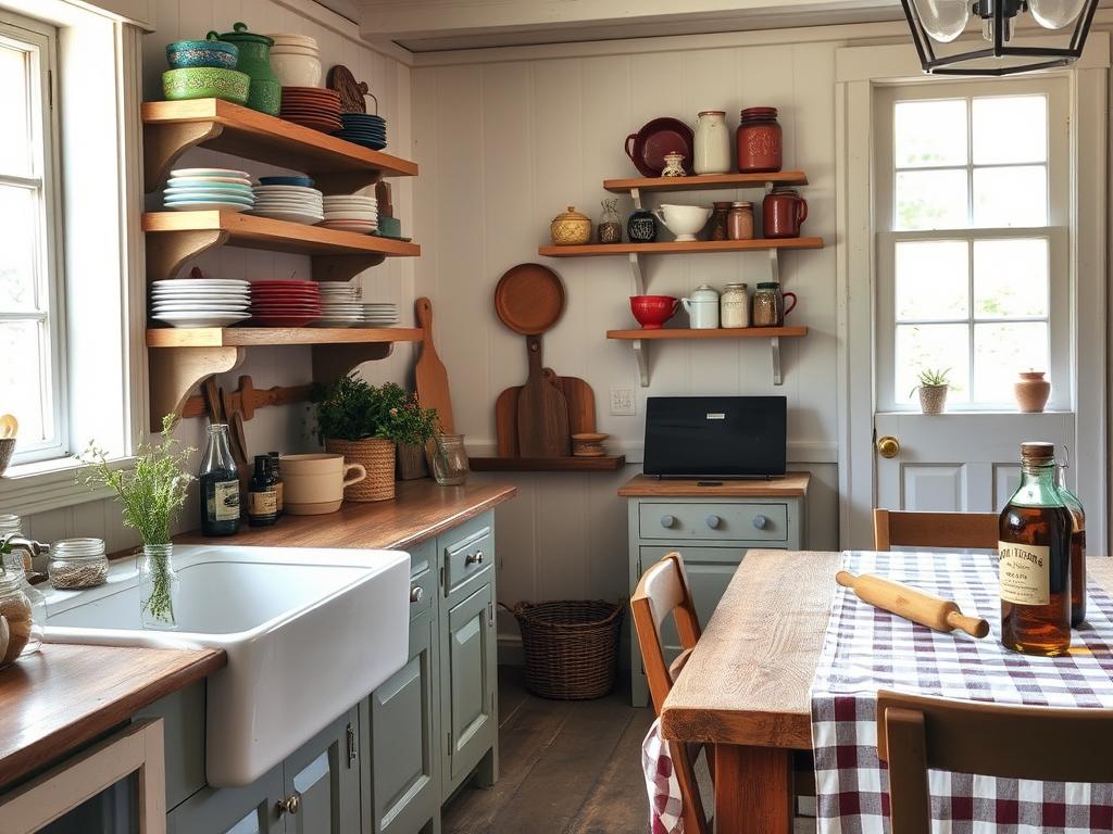 Vintage country kitchen accessories