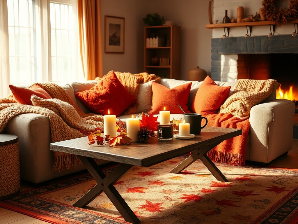 Warm color palettes for cozy home styling