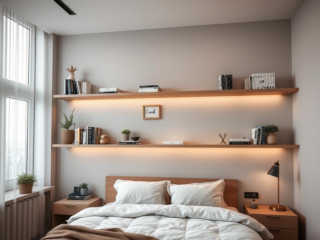 adjustable bedroom shelves