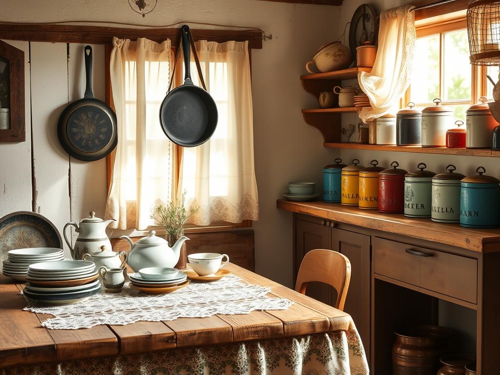 antique kitchen accents