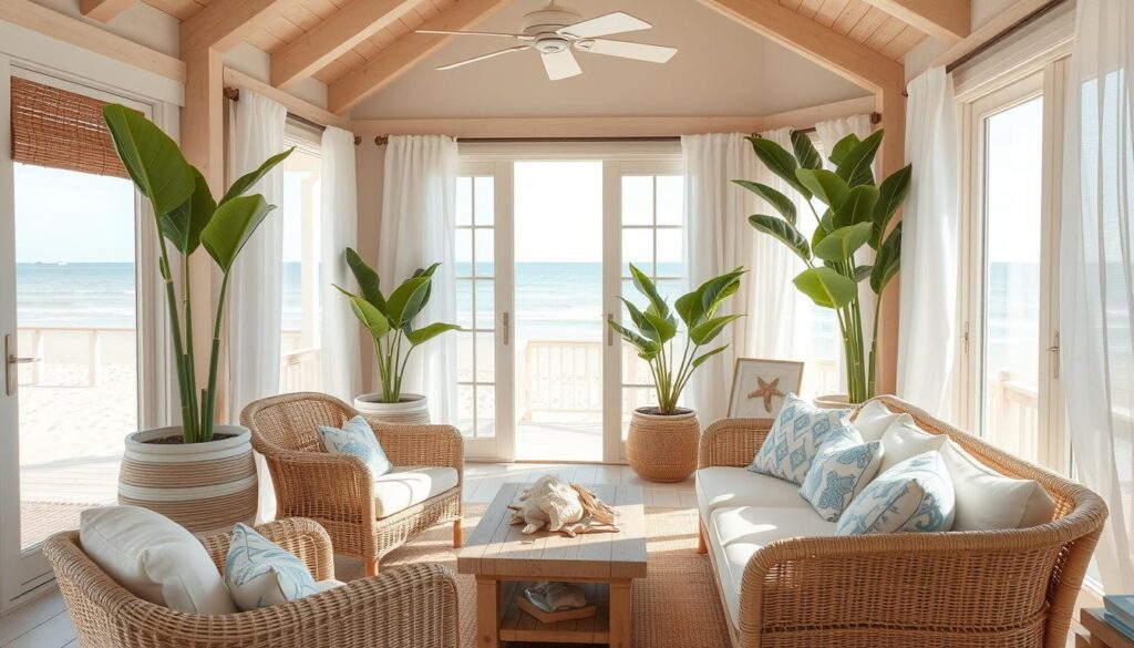 beach house ambiance