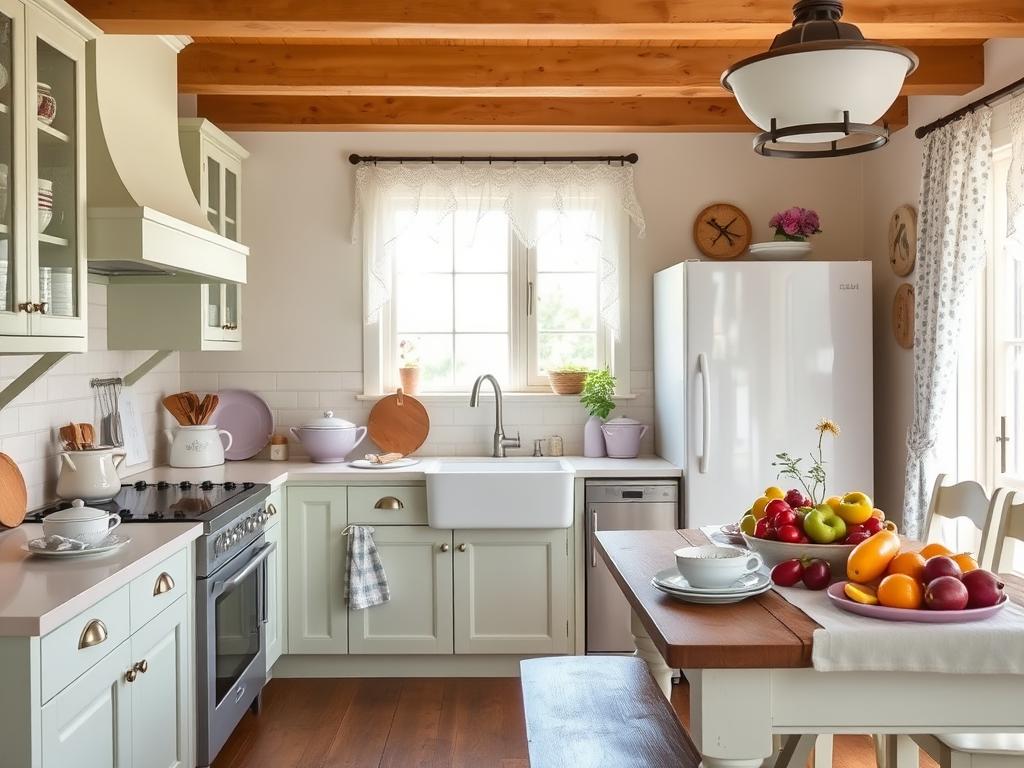 cottage kitchen colors