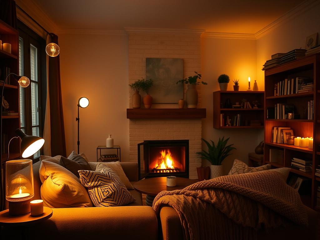 cozy lighting