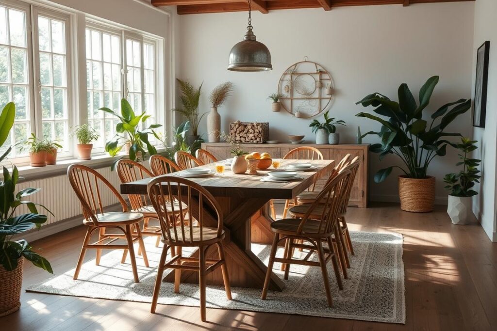 eco-friendly dining room