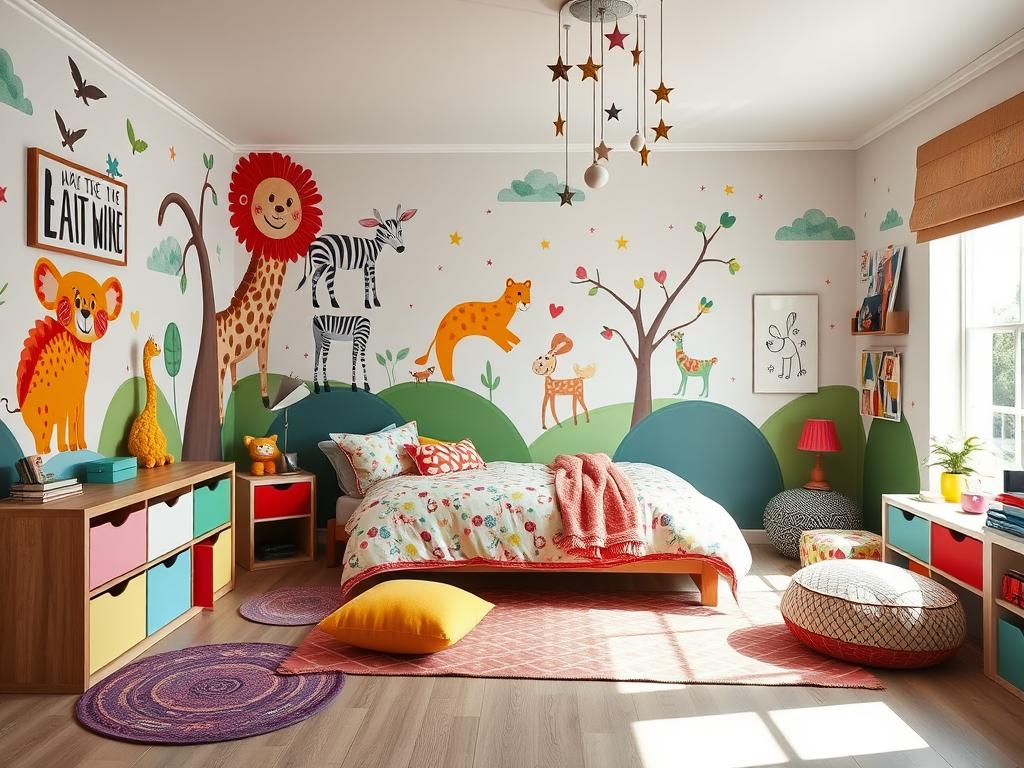 kids' bedroom decor