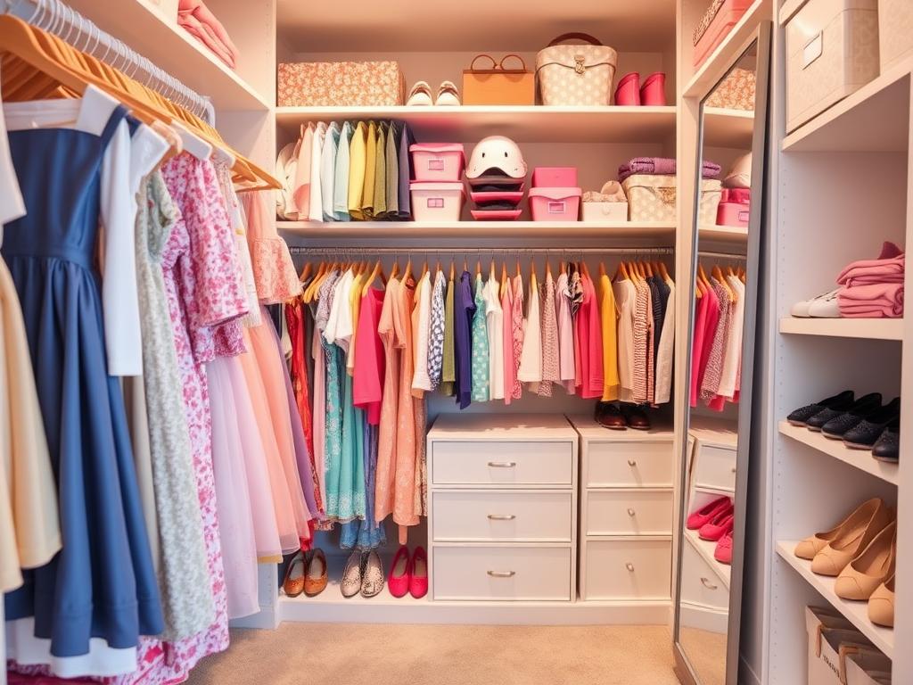 maintaining organized closet