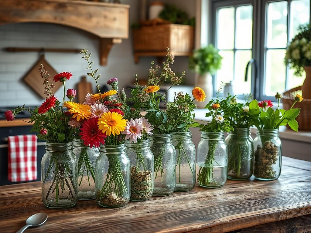 mason jars