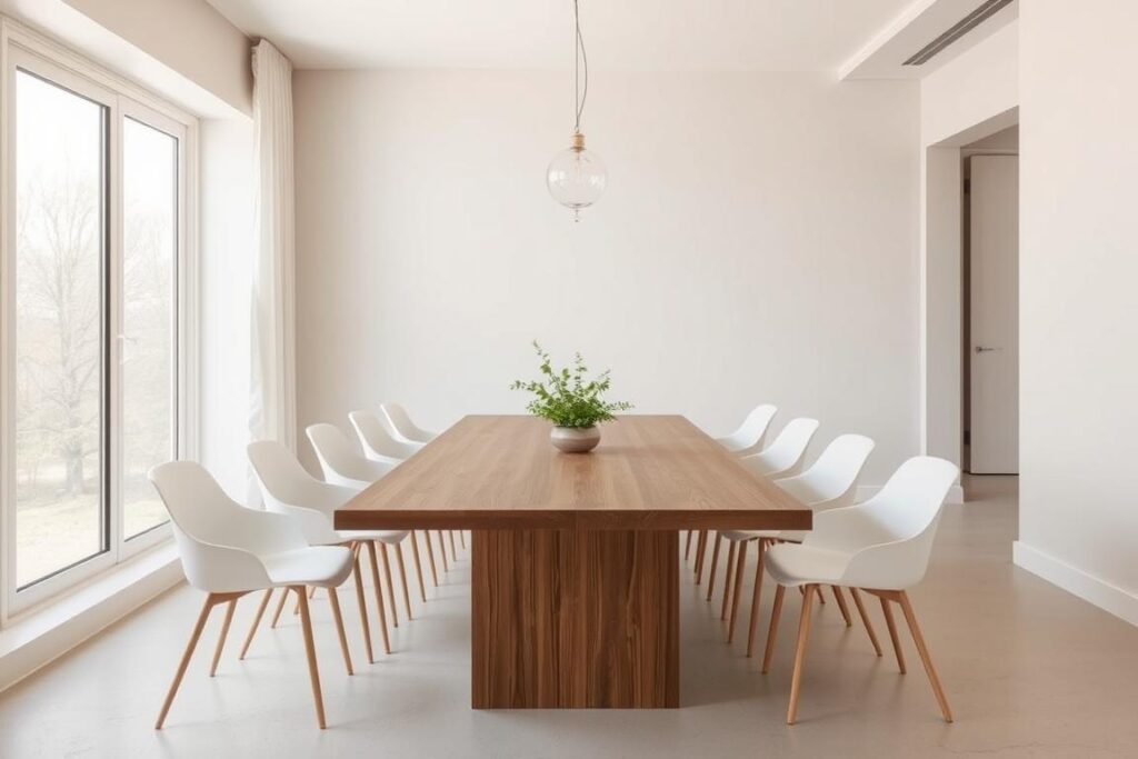 minimalist dining room