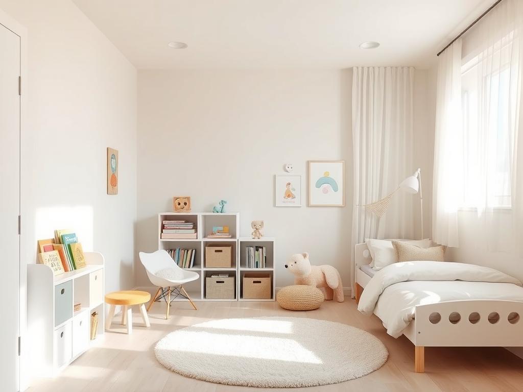 minimalist kids room decor