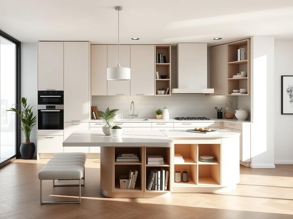 multi-functional furniture in the kitchen