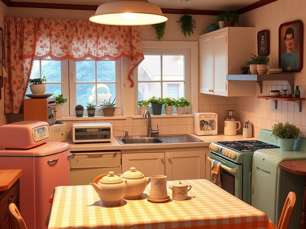 nostalgic kitchen decor