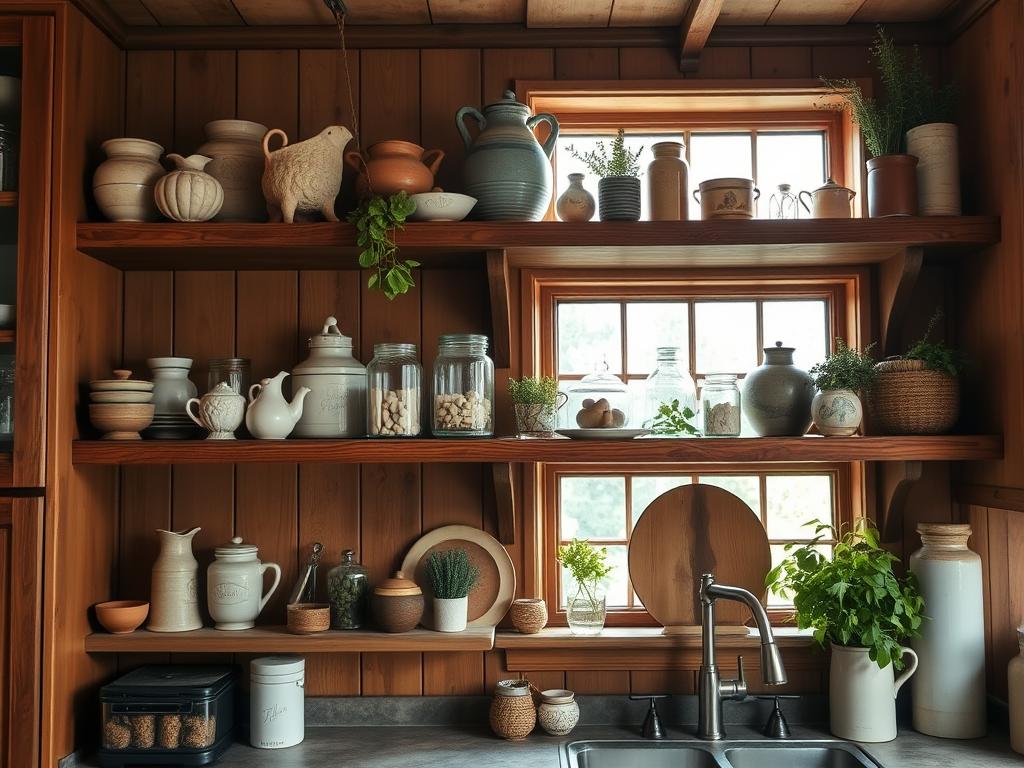 open shelving