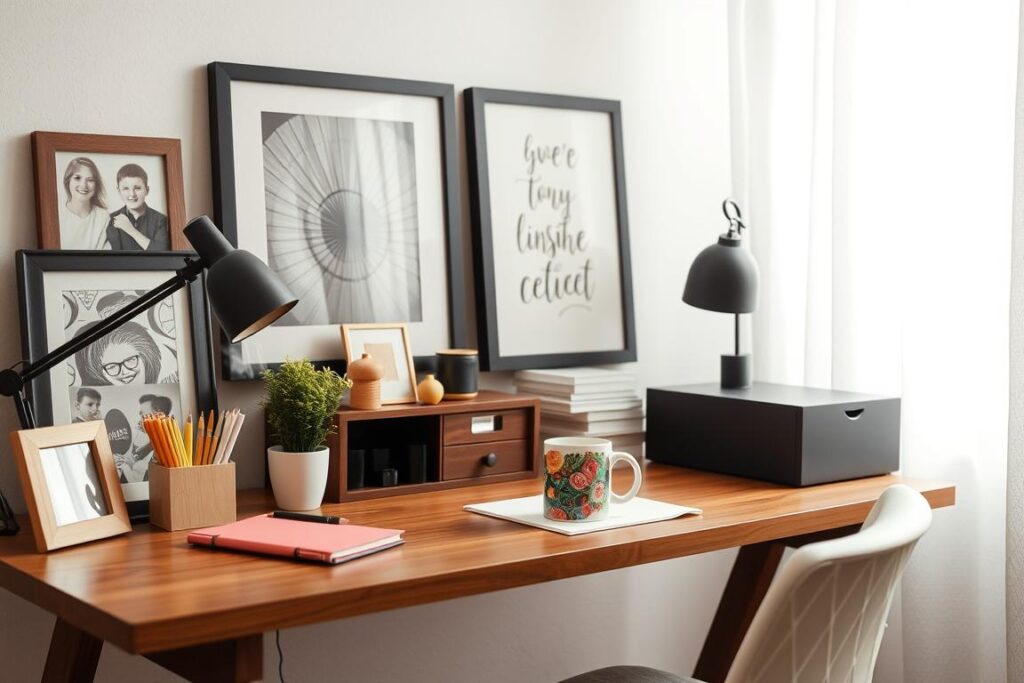 personal touches in home office