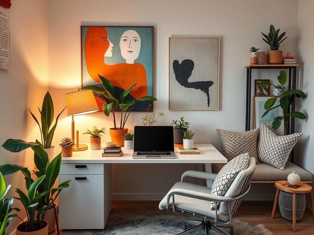 personalized decor style in home office