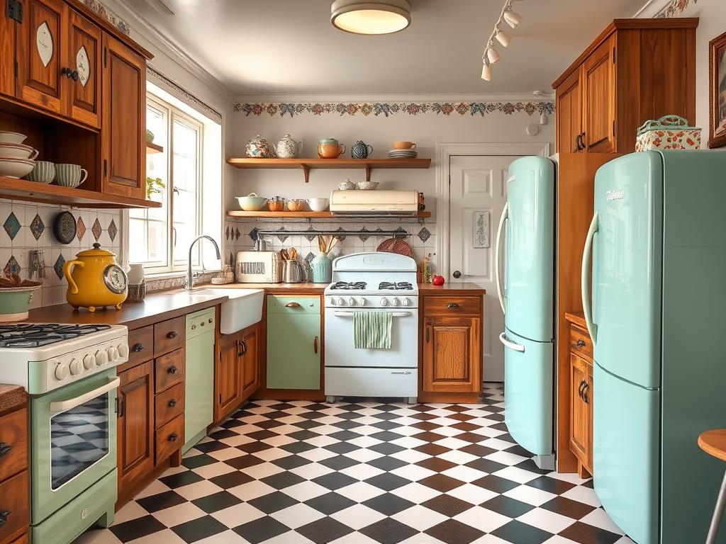 retro kitchen design