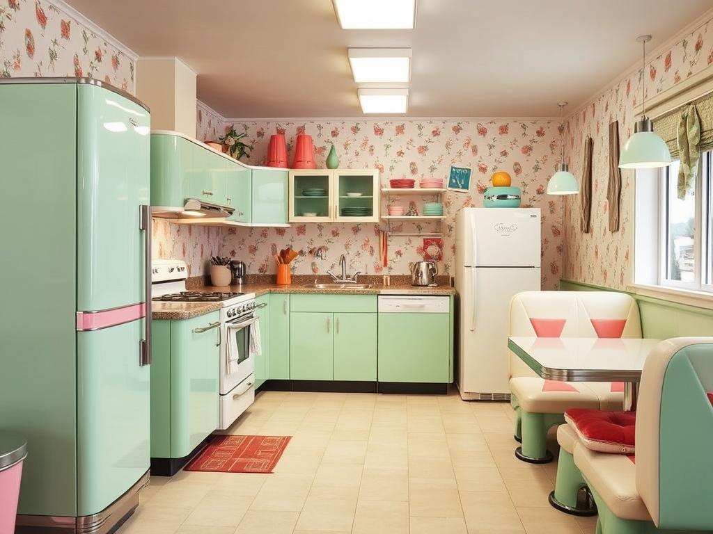 retro kitchen design