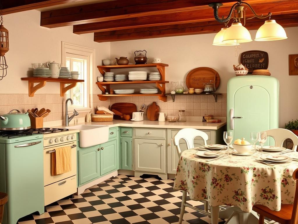 retro kitchen design