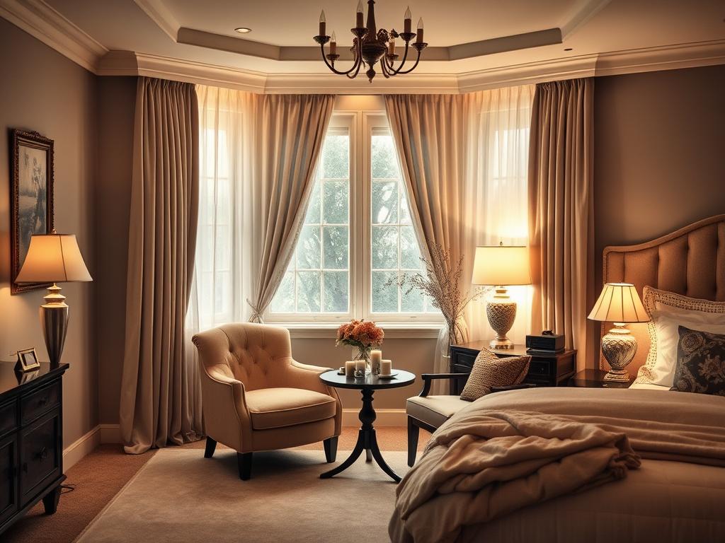 romantic bedroom seating