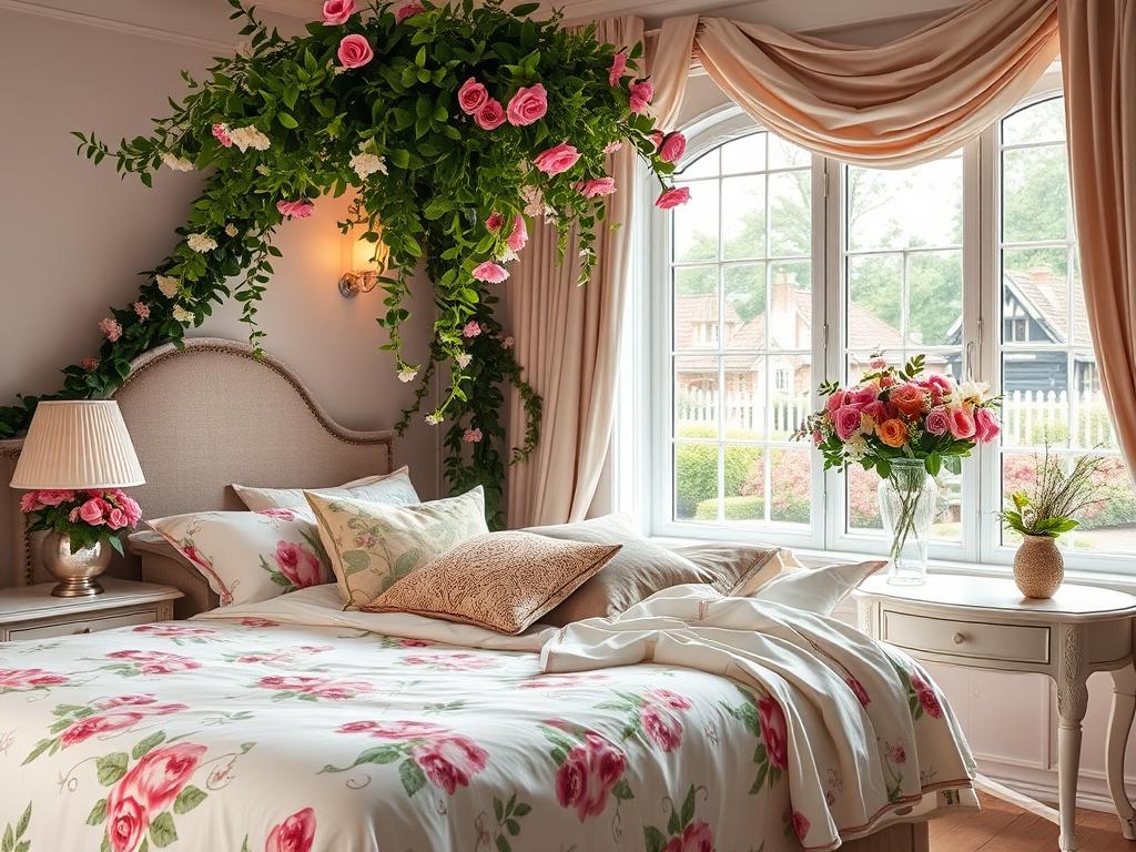 romantic floral decor