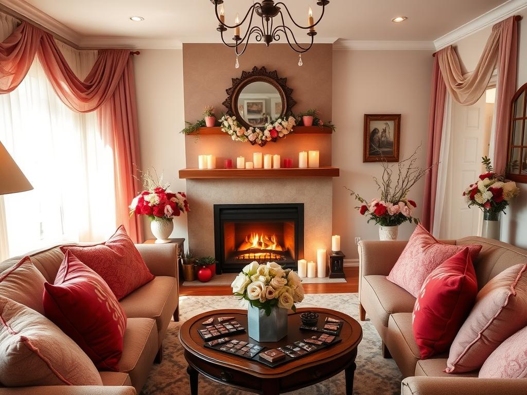 romantic living room decor