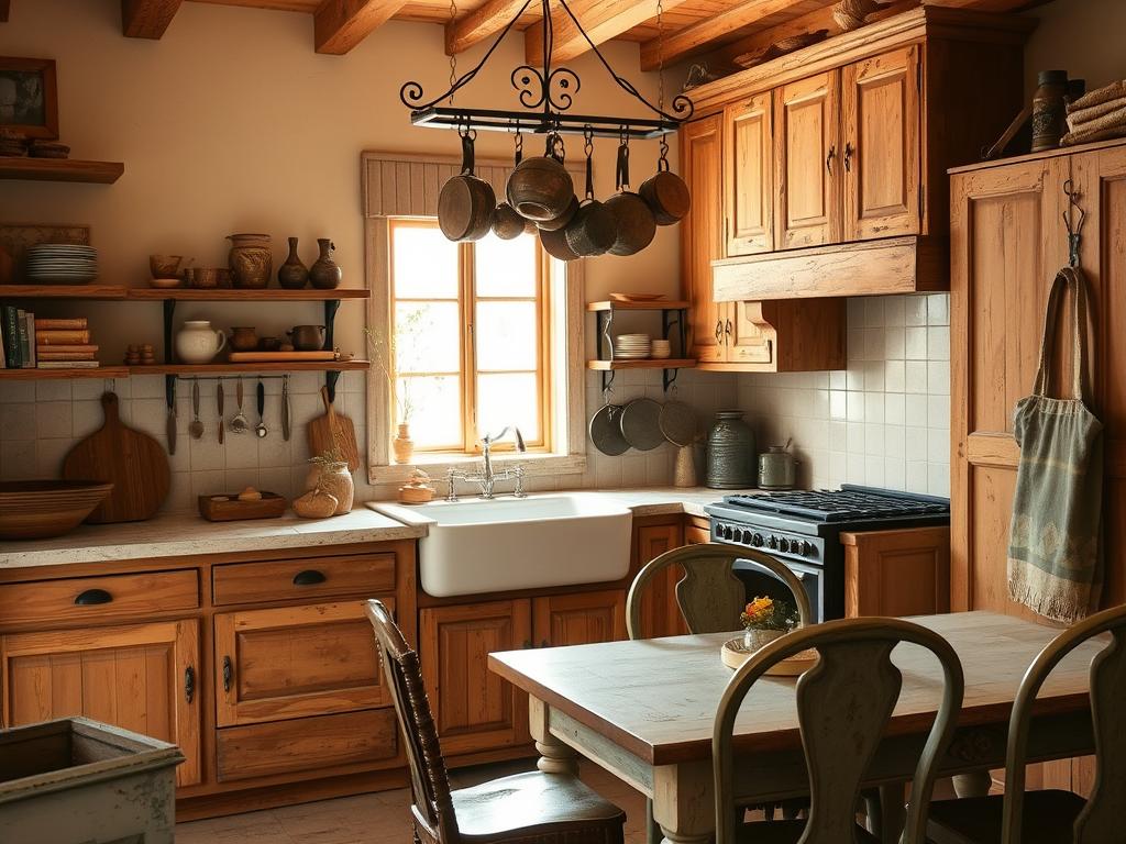 rustic kitchen colors