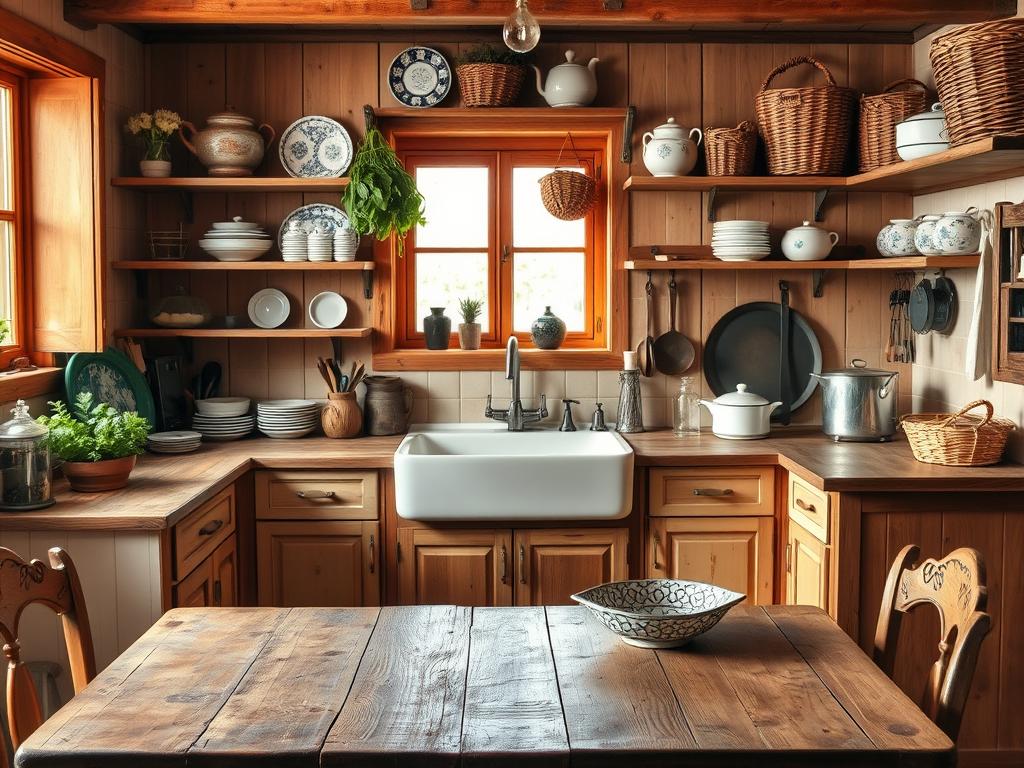 rustic kitchen decor