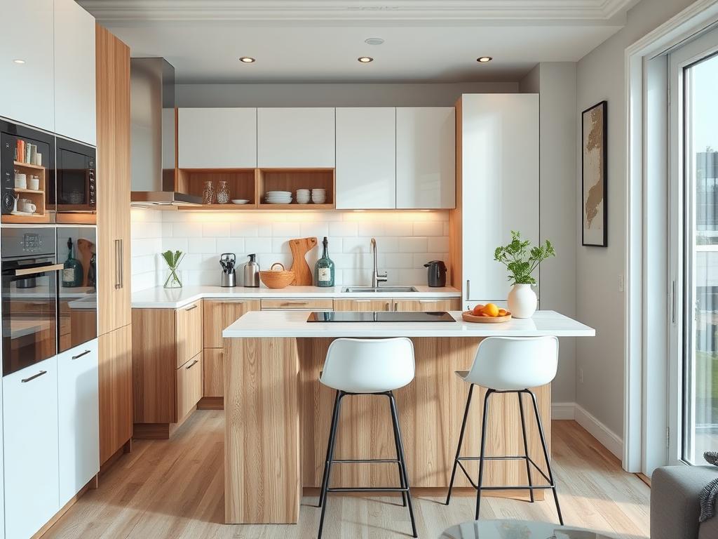 space-saving kitchen island ideas