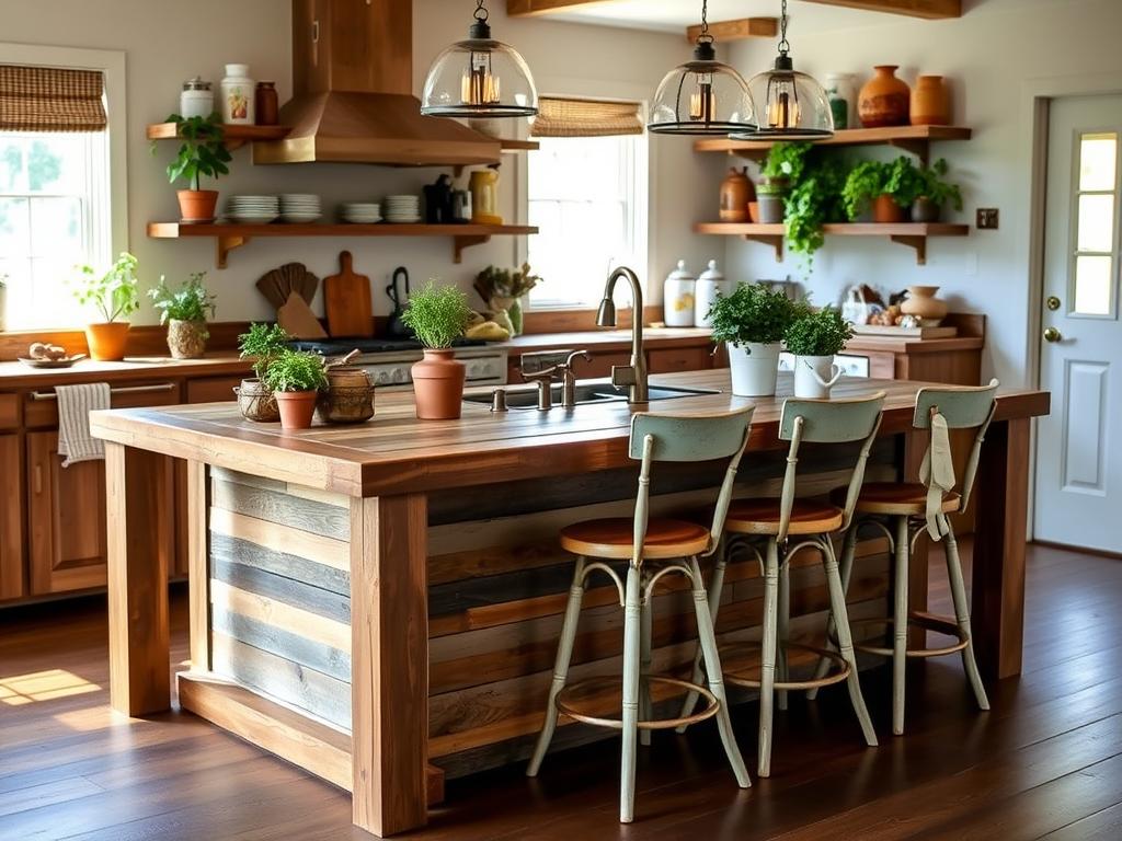 upcycled kitchen islands