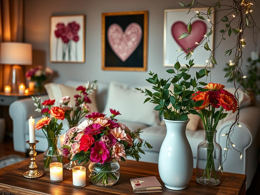 using flowers in home decor