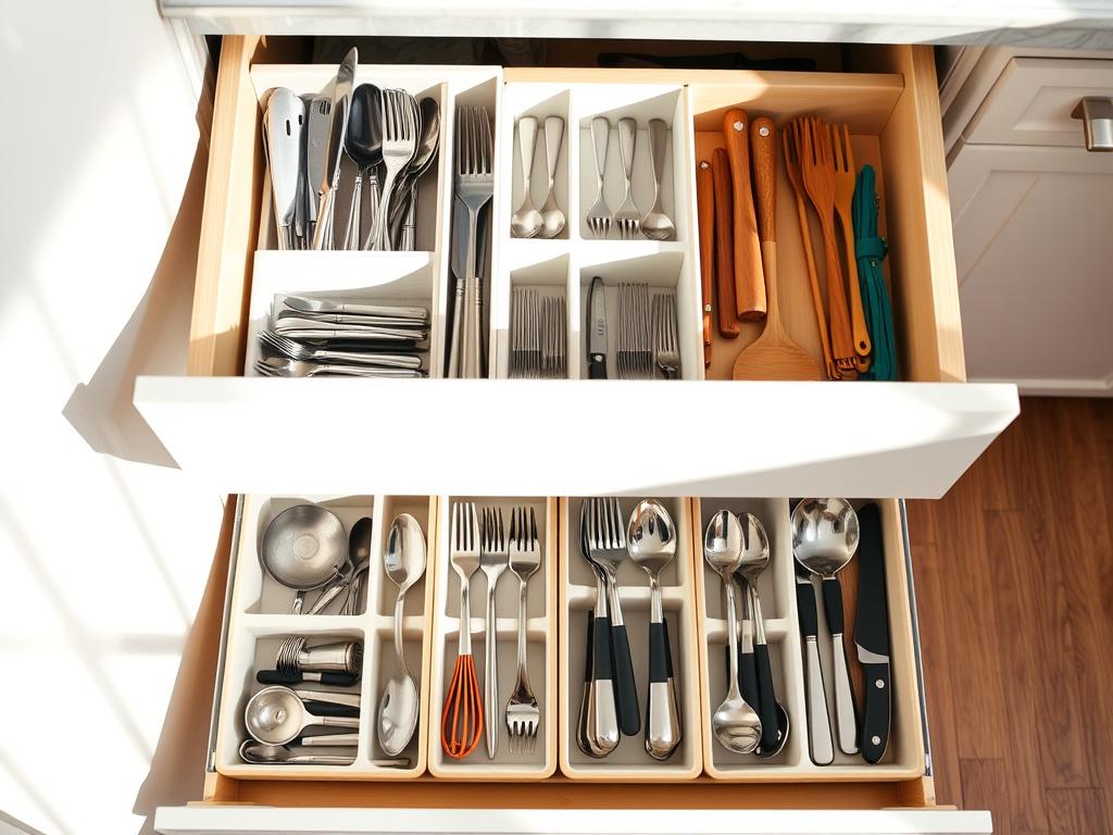 utilizing drawer organizers