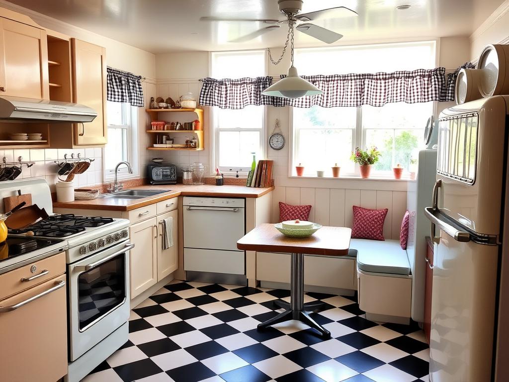 vintage-inspired kitchen