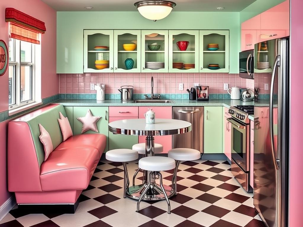 vintage-inspired kitchen