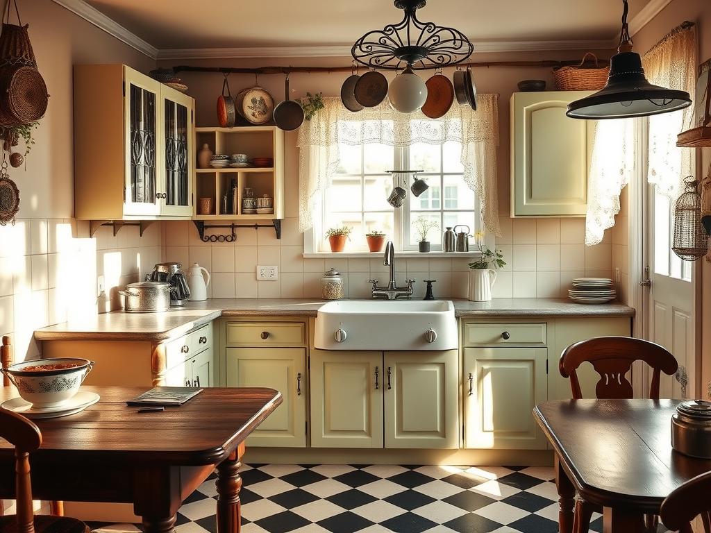 vintage kitchen style