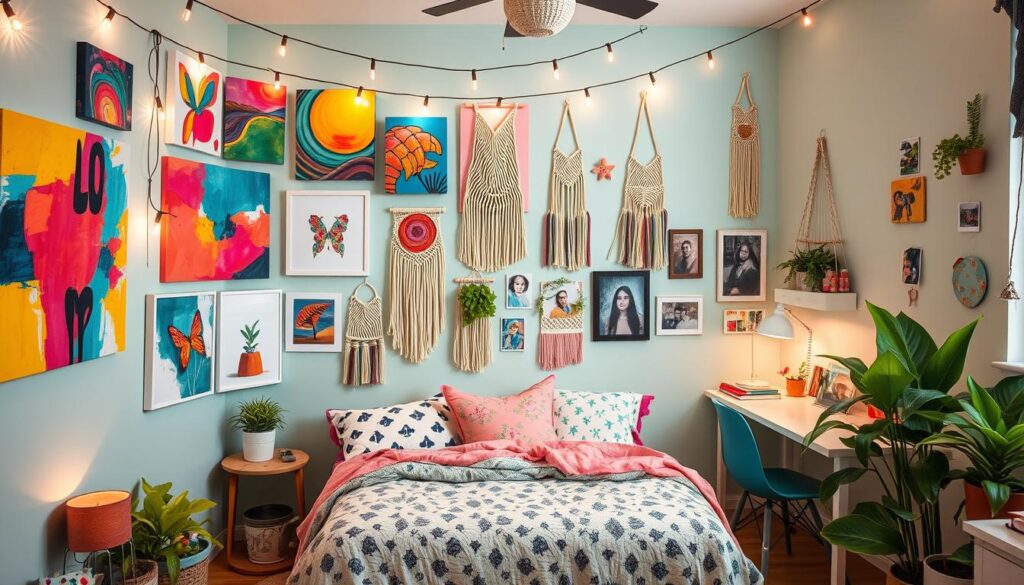 DIY artwork ideas for teen bedroom decor